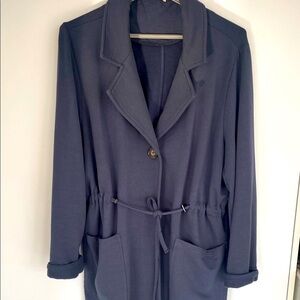 Elegant Bamboo Fleece Gray Women's Jacket